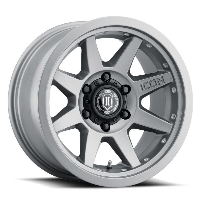 ICON Alloys Rebound Pro 17x8.5 5x5.5 0mm 4.75" Backspacing Titanium Wheel - 21817858547LBTT