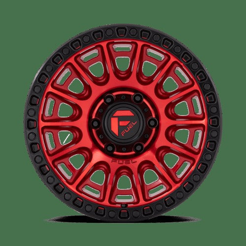 D834 17X9 5X5.0 C-RED-BLK-RG 1MM
