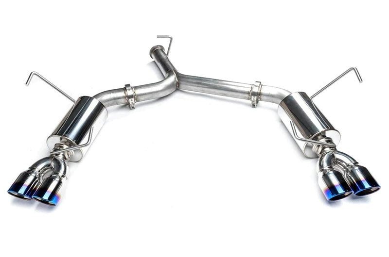 ETS Cat-Back Exhaust System w/ Muffler Non-Resonated Blue Tips - 2022-2024 Subaru WRX
