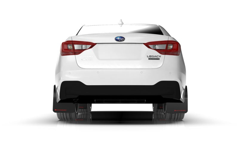 Rally Armor UR Mud Flap w/Red Logo - Black - 2020-2024 Subaru Legacy