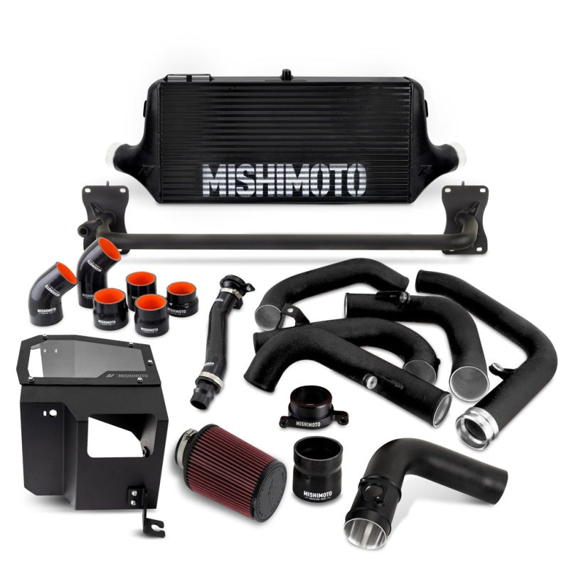 Mishimoto Intercooler Kit W/ Intake BK Core MWBK Pipes - 2022-2026 Subaru WRX