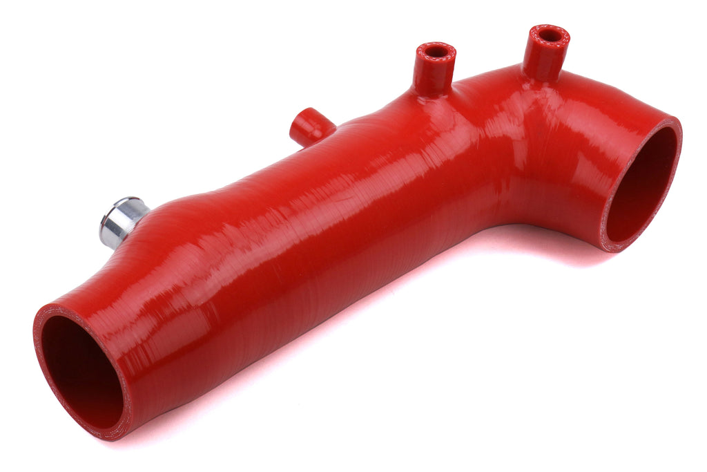 Torque Solution Turbo Inlet Hose Red - 2002-2007 Subaru WRX / 2004-2021 STI / 2005-2009 Legacy GT / Outback