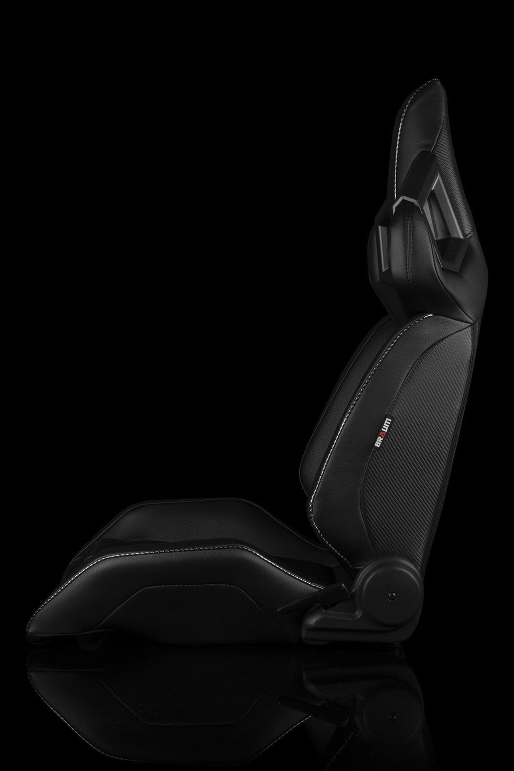 BRAUM ALPHA-X Series Sport Seats - Black / Black - Universal