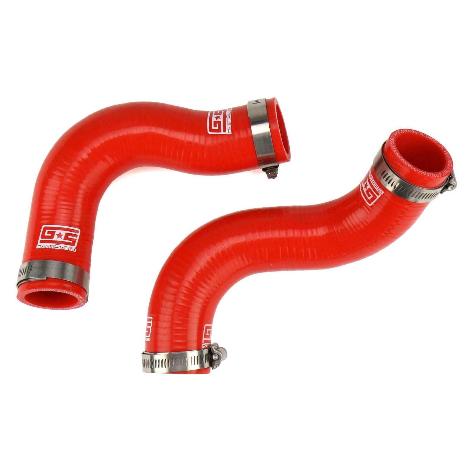 GrimmSpeed Radiator Hose Kit Red - 2004-2008 Subaru Forester XT