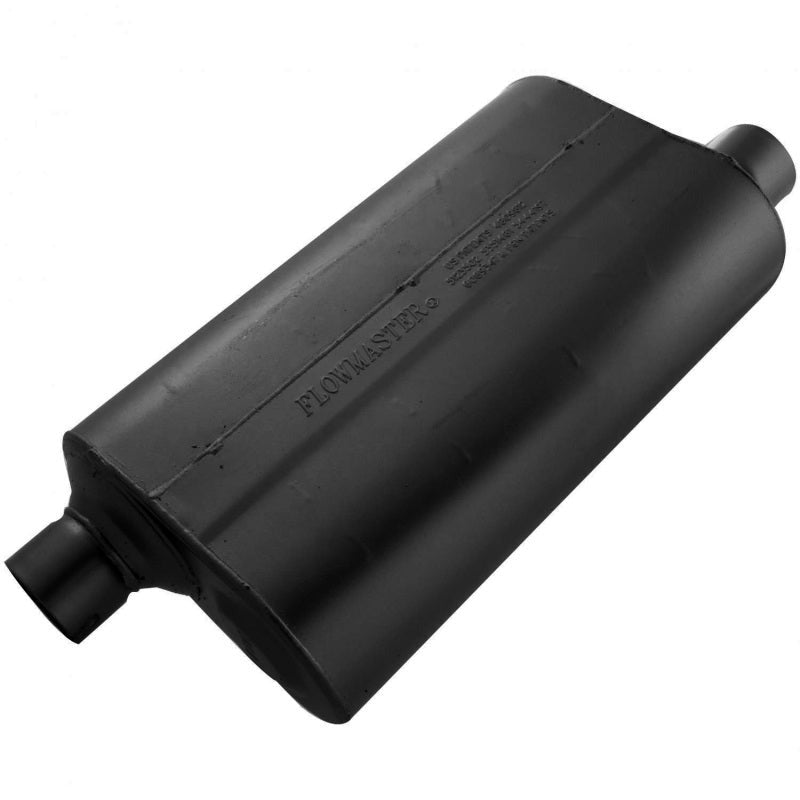 Flowmaster Super 50 Series 2.5-Inch Offset Inlet/Outlet Muffler - 52558