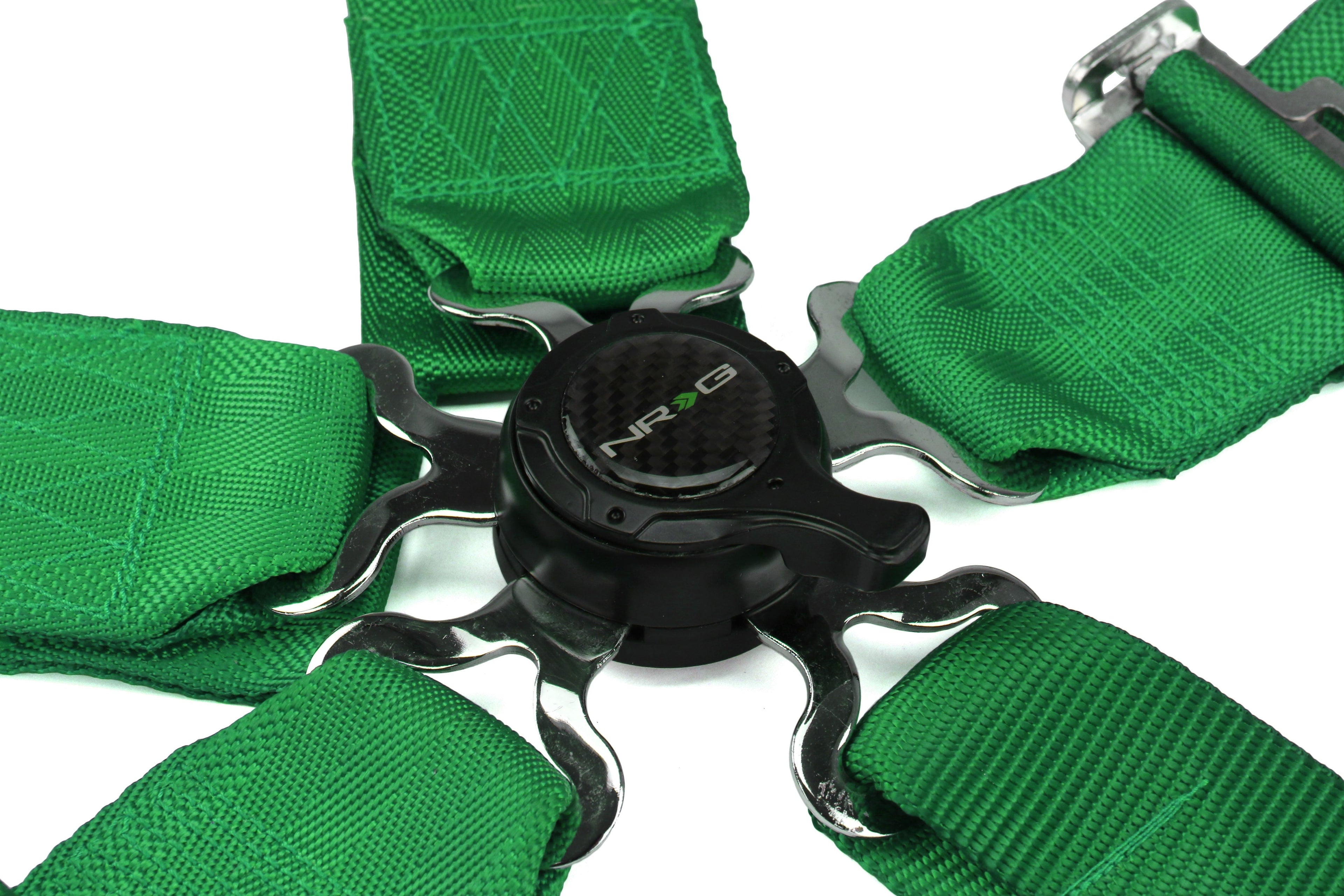 NRG Innovations 6 Point 3 Inch Harness Cam Lock Green - Universal