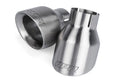 APR Double-Walled 4in Slash-Cut Tips - Brushed - Set of 2