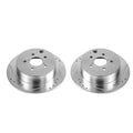 PowerStop Evolution Drilled & Slotted Rear Brake Rotors (Pair) - 2016-2019 Subaru Crosstrek
