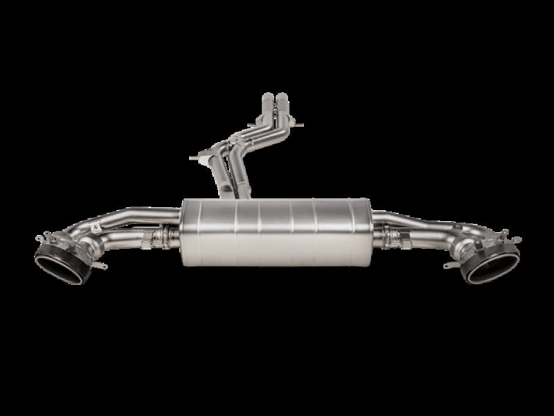 Akrapovic Evolution Line Cat Back Titanium with Carbon Fiber/Titanium Tips for 2020+ Audi RS Q8 (M4) - S-AU/TI/20H