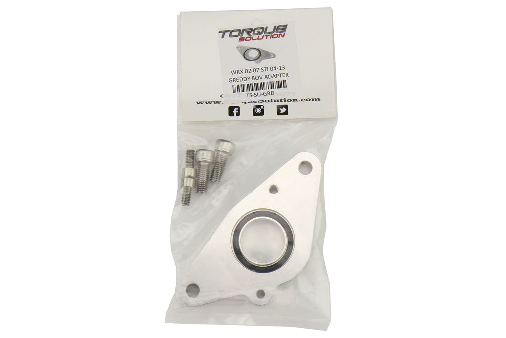 Torque Solution Greddy Type R/RZ/RS/S BOV Adapter - 2002-2007 Subaru WRX / 2004-2020 STI
