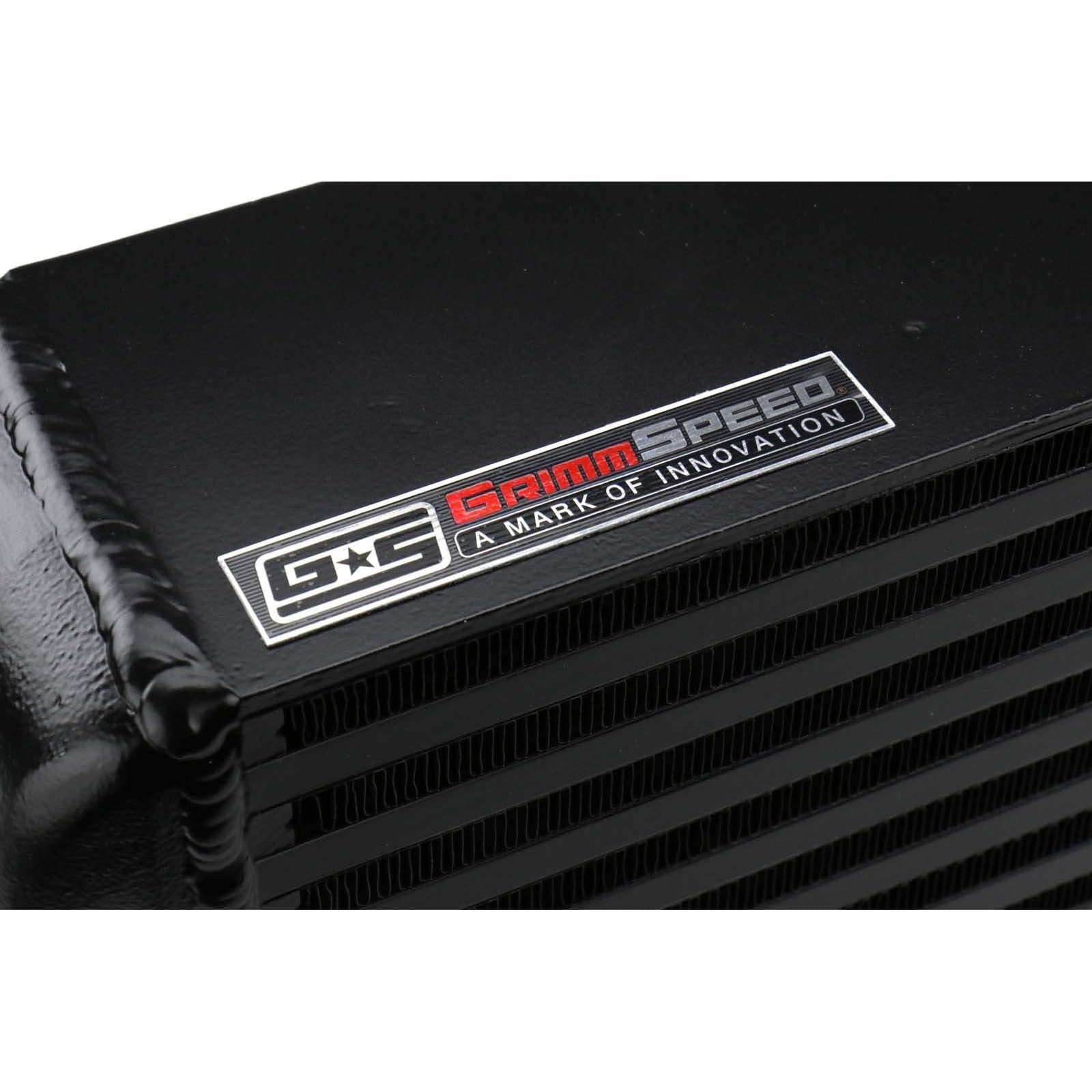 GrimmSpeed Front Mount Intercooler Core Coated Black - 2015-2021 Subaru WRX / STI