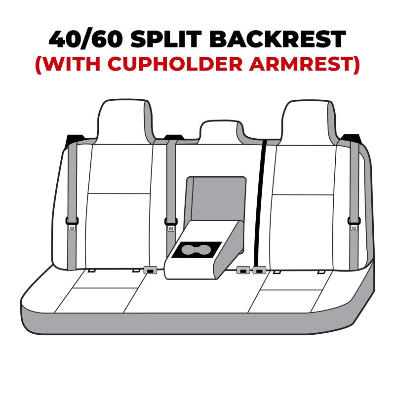 Covercraft 23-26 Toyota Corolla Leatherette PrecisionFit Custom Second Row Seat Covers