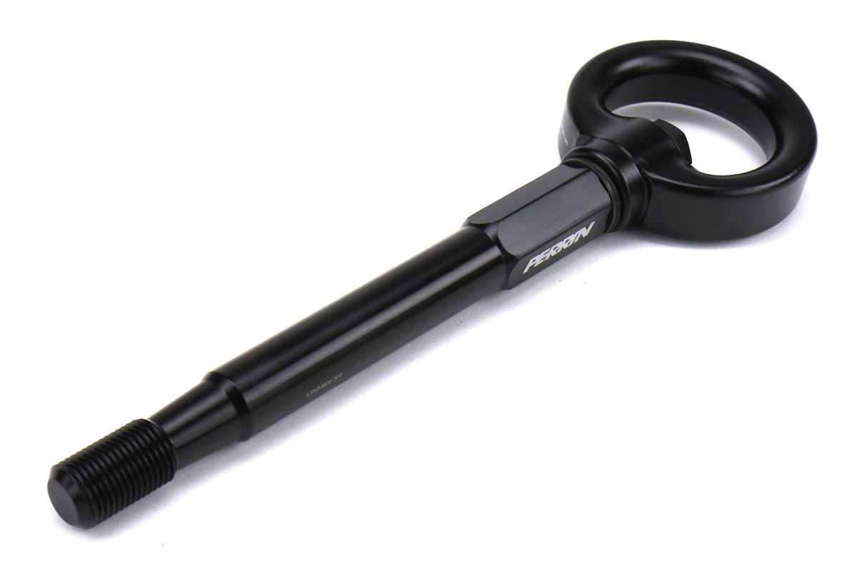PERRIN Tow Hook Kit Rear Black - 2008-2014 Subaru WRX / STI Sedan