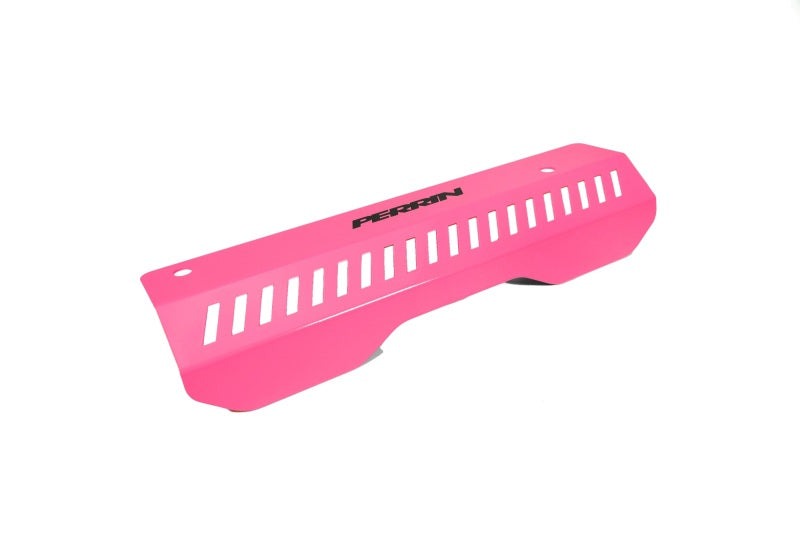 PERRIN Pulley Cover - Hyper Pink (SHORT - For Use w/PERRIN AOS) - 2022-2026 Subaru WRX