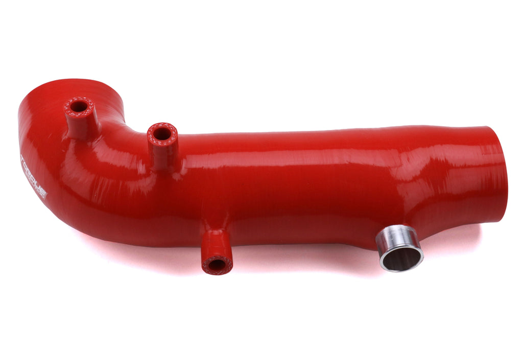 Torque Solution Turbo Inlet Hose Red - 2002-2007 Subaru WRX / 2004-2021 STI / 2005-2009 Legacy GT / Outback