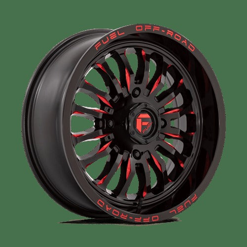 D822 18X7 4X156 G-BLK MILL-RED 13MM