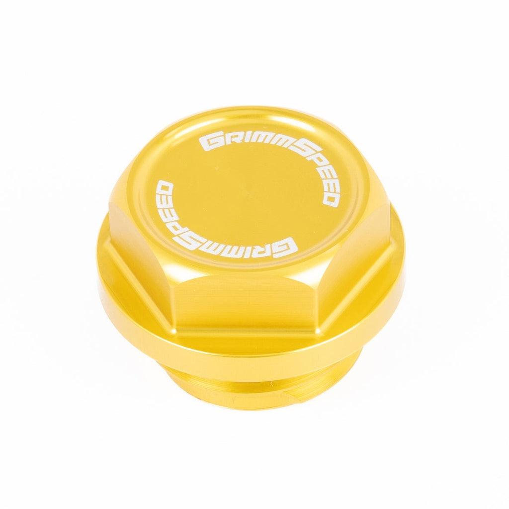 GrimmSpeed Version 2 Bolt Oil Cap (Gold) - Subaru Universal