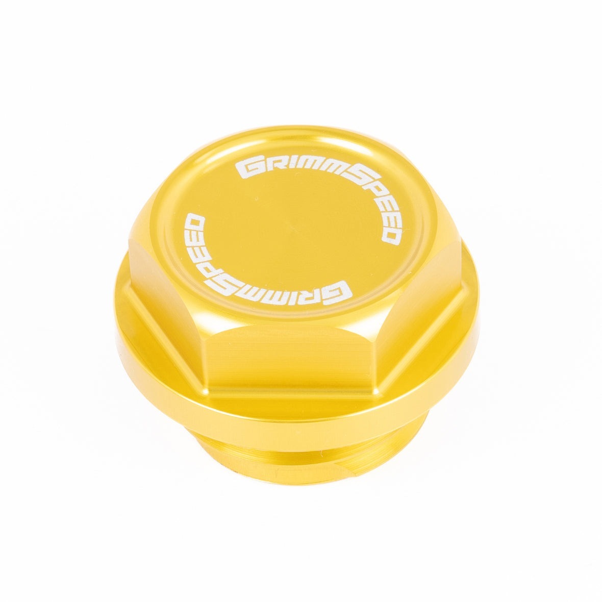 GrimmSpeed Version 2 Bolt Oil Cap (Gold) - Subaru Universal