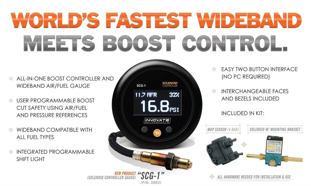 Innovate Wideband AFR & Boost Controler w/ Digital Display - Universal