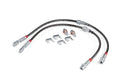 APR 15-20 Audi A3/A3 Quattro/S3/15-24 VW Golf R Braided Stainless Steel Brake Line Set - Front