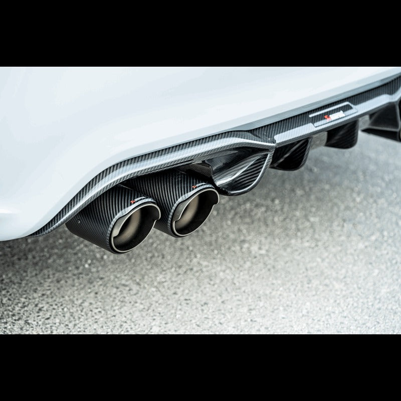 Akrapovic Slip-On Line Titanium with Carbon Fiber Tips for 2018+ BMW M2 Competition/M2 CS (F87N) - S-BM/T/3H