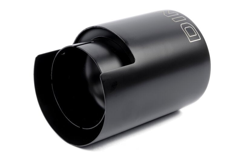 Dinan Double-Walled 4.5in Clamp-On Exhaust Tip - Black - 4.5in Outlet / 3.25in Inlet