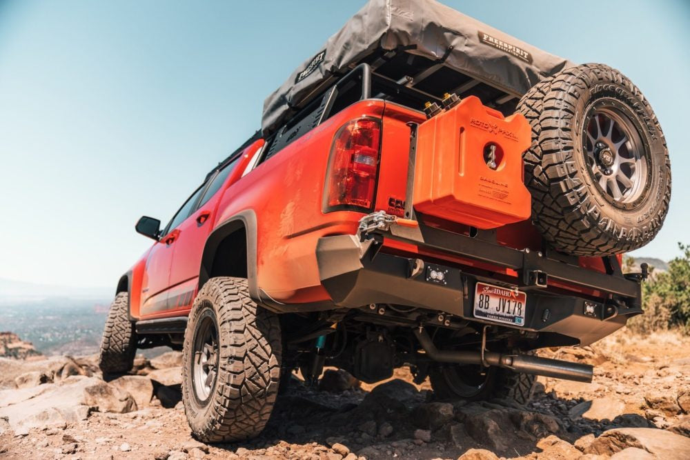 Chevy Colorado Rear Bumper Z71 & ZR2 Dual Swing Arms CBI Offroad