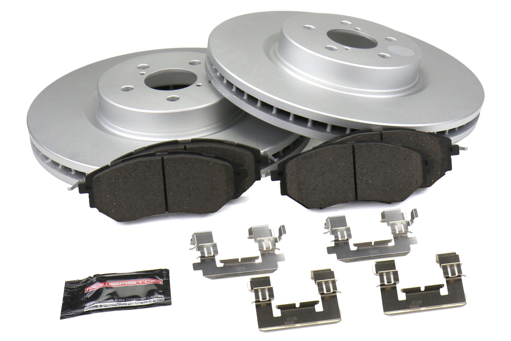 Power Stop Z17 Evolution Geomet Coated Brake Kit - Front - 2014-2018 Subaru Forester