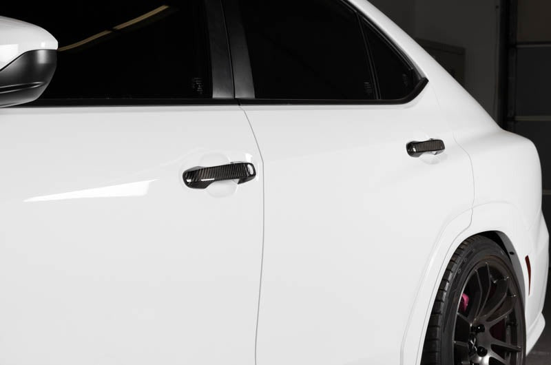OLM Carbon Fiber Door Handle Covers - 2022 WRX (Base and Premium Trim)