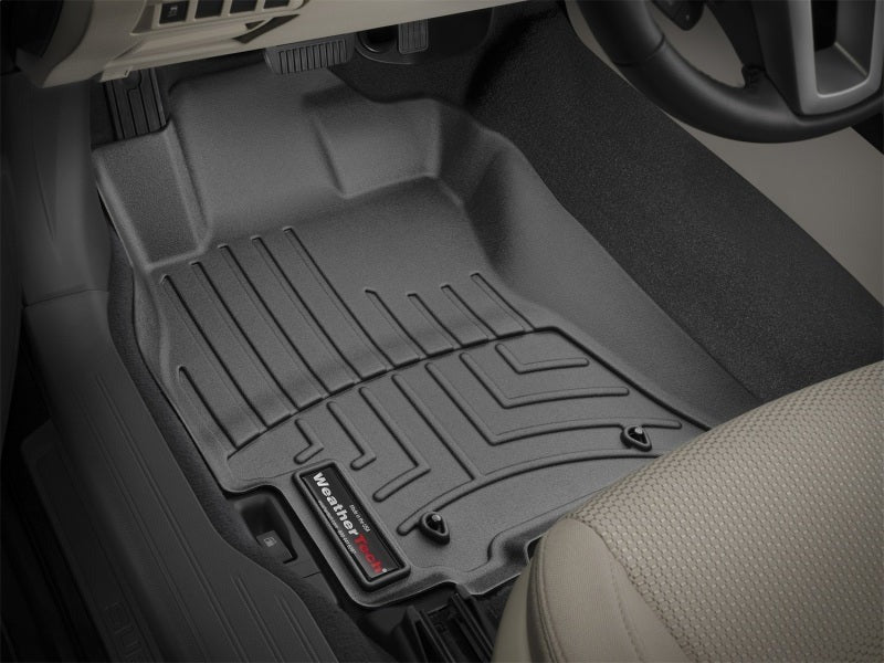 WeatherTech Front FloorLiner - Black - 2015-2019 Subaru Legacy (Excl. Manual Transmission)