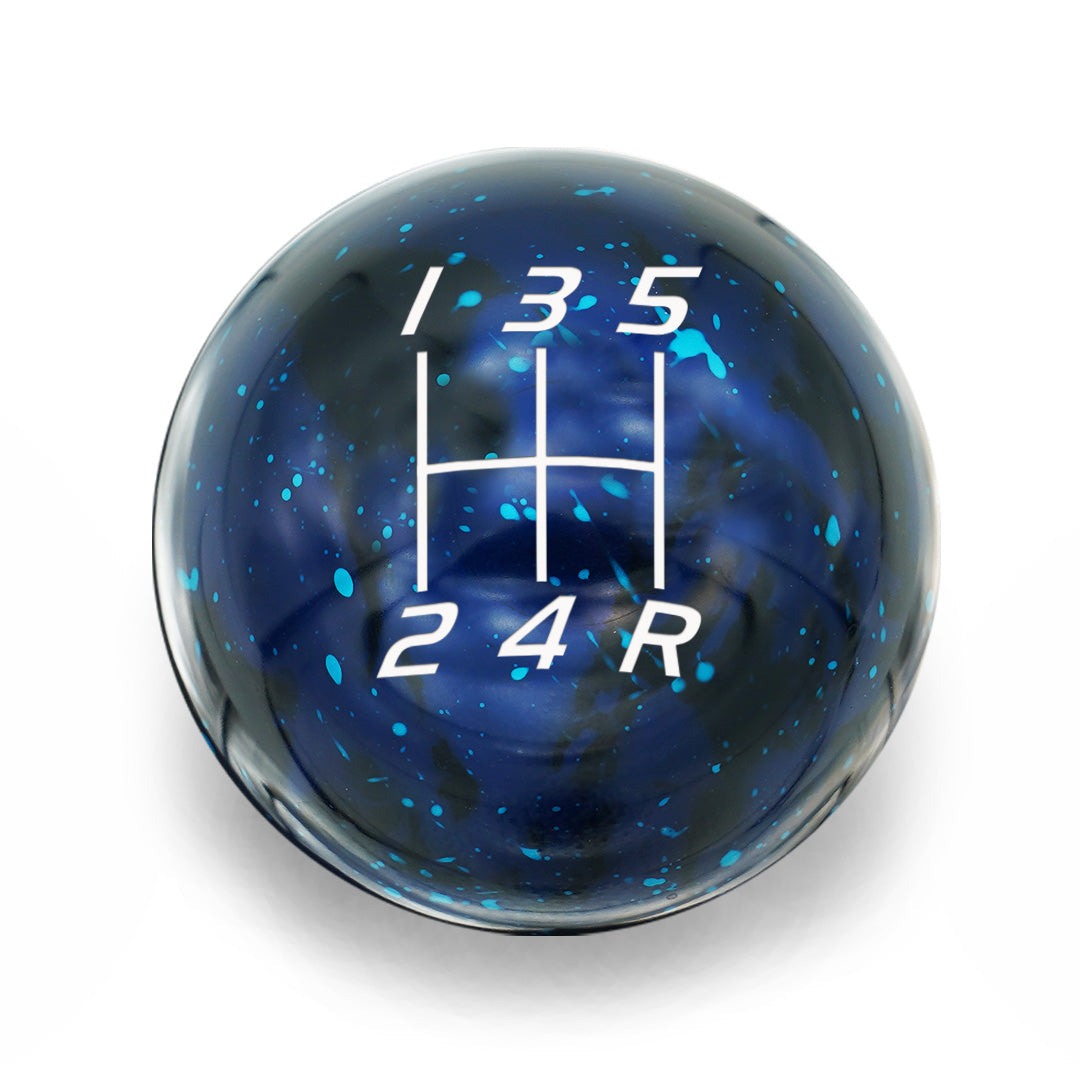 Billetworkz Cosmic Space Shift Knob - 5 Speed Velocity Engraving - Subaru WRX