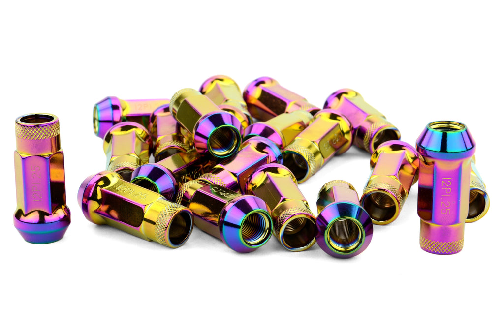 Wheel Mate Muteki SR48 Open End Lug Nuts - Neon 12x1.25 48mm