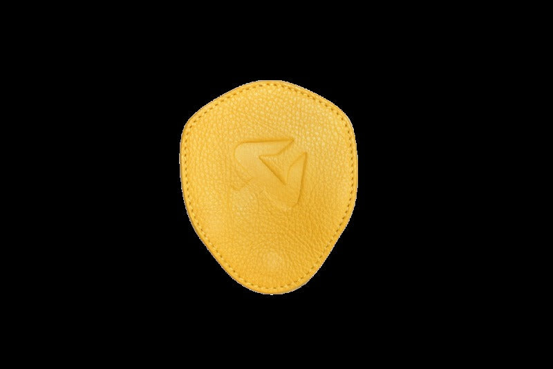 Akrapovic Leather Headphones Case - Yellow - 801727
