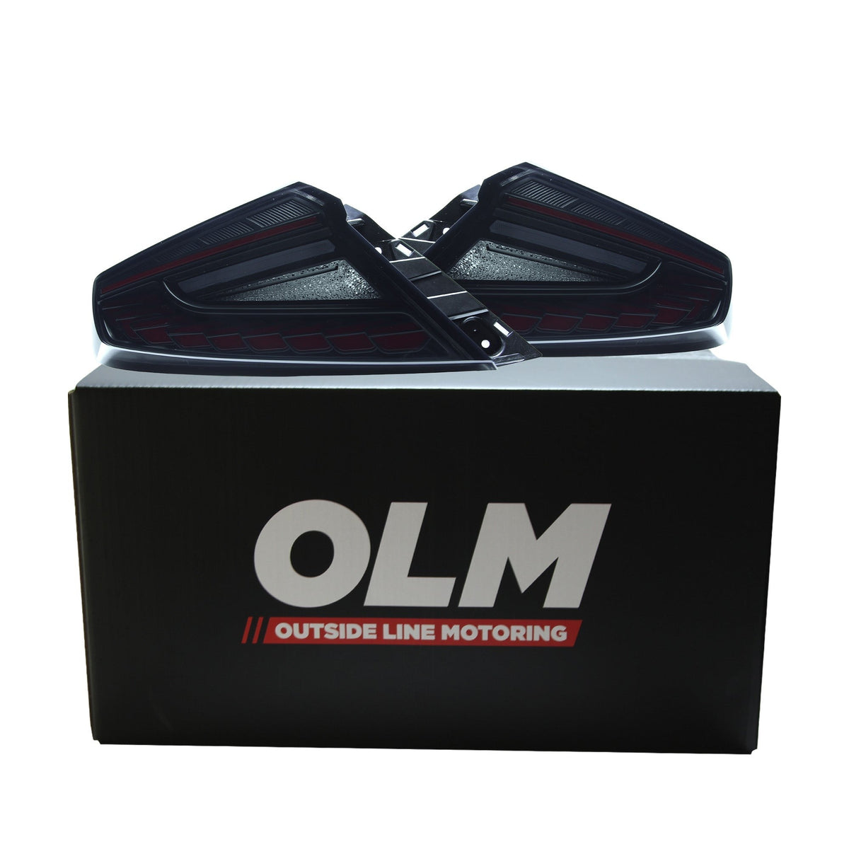 OLM Phantom-Spec LED Taillights (Clear Lens Red Optic) - 2022+ WRX