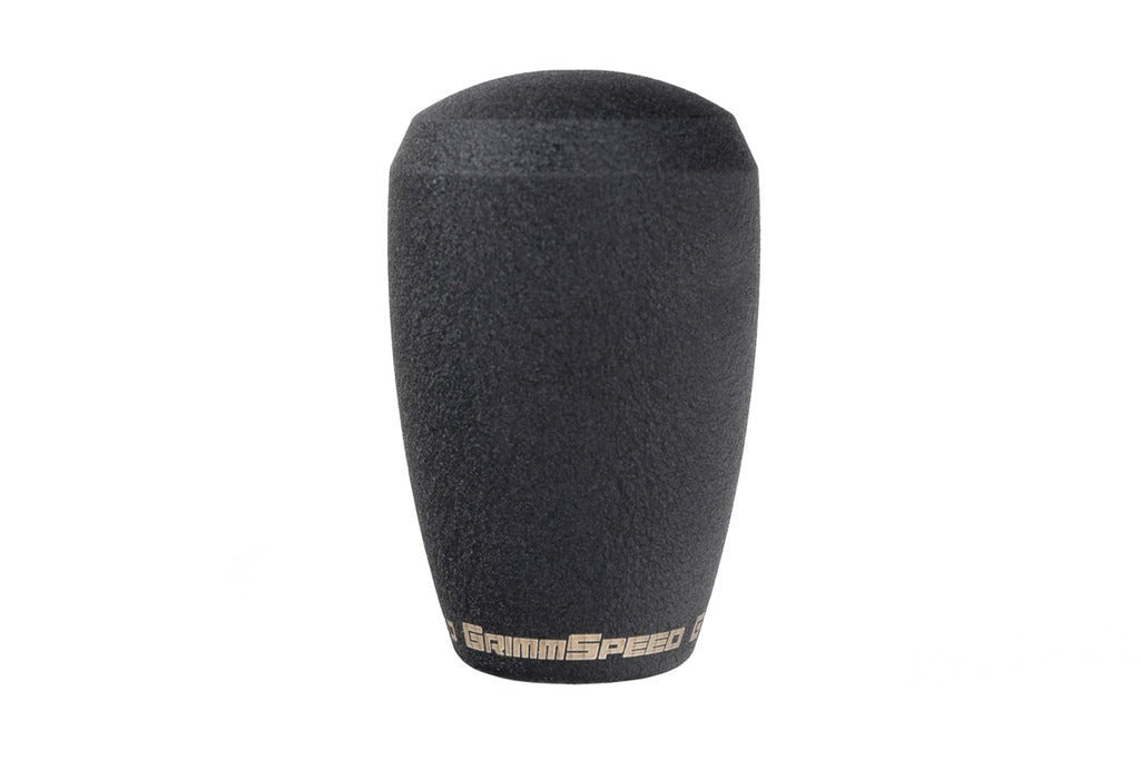 GrimmSpeed Shift Knob Stainless Steel Black - M12x1.25 - Manual Subaru Models