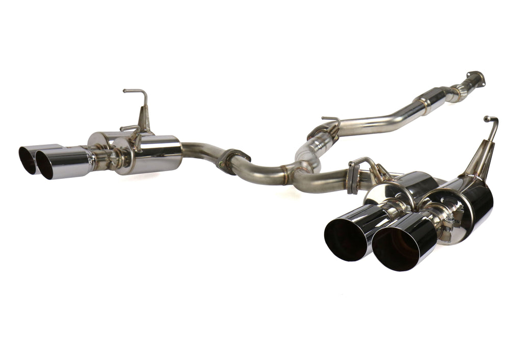 MXP Comp RS Cat Back Exhaust SS Tips - 2015-2021 Subaru WRX / STI