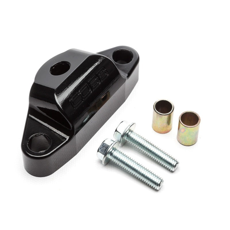 Cobb Stage 2+ Drivetrain Package w/ Weighted Black Knob + White/Race Red Lockout - 2004-2021 Subaru STI 6MT