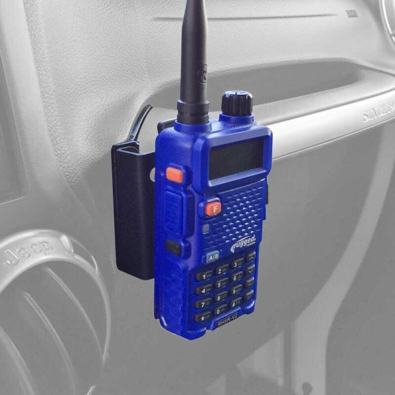 Rugged Radios Jeep JK/JKU/JL Handheld Radio Grab Bar Mount - Radio/Hand Mic Mount