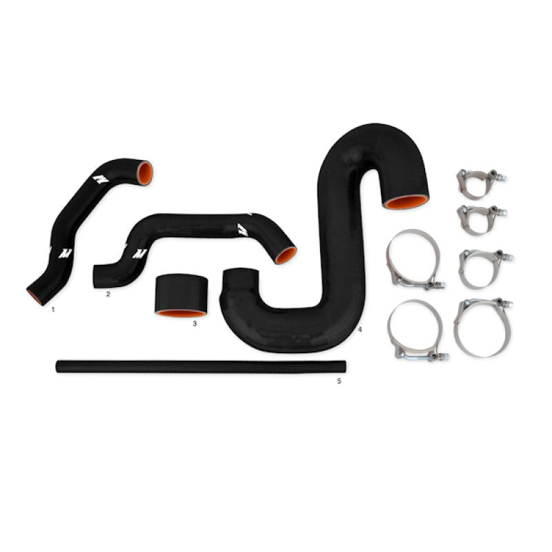Mishimoto Subaru Top-Mount Intercooler Kit, Silver/Black Hoses, Not For RHD - 2002-2007 Subaru WRX / 2004-2007 STI