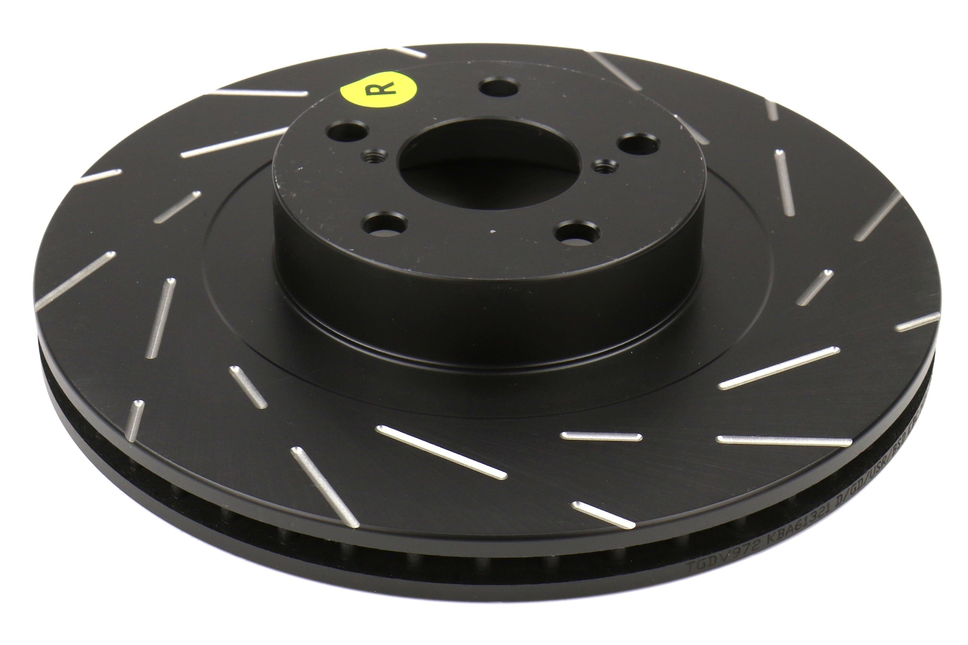 EBC Brakes USR Series Sport Slotted Front Brake Rotors - 2002-2003 & 2006-2010 Subaru WRX