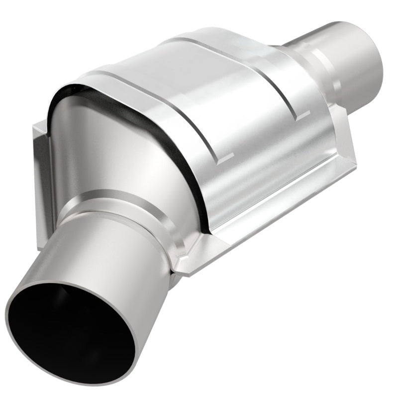 MagnaFlow OEM Grade Universal Catalytic Converter – 2.50in / Angled Inlet