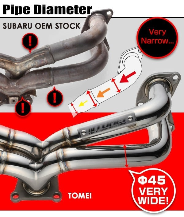 Tomei Expreme Unequal Length Exhaust Manifold Kit - 2015-2021 Subaru WRX