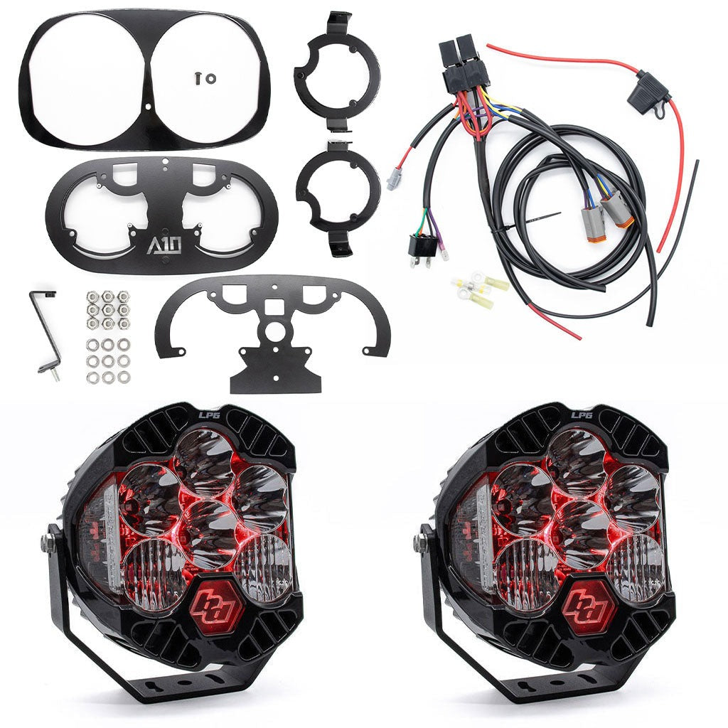 A10 MOTO 98-13 Road Glide Baja Designs LP6 Lighting Combo Kit