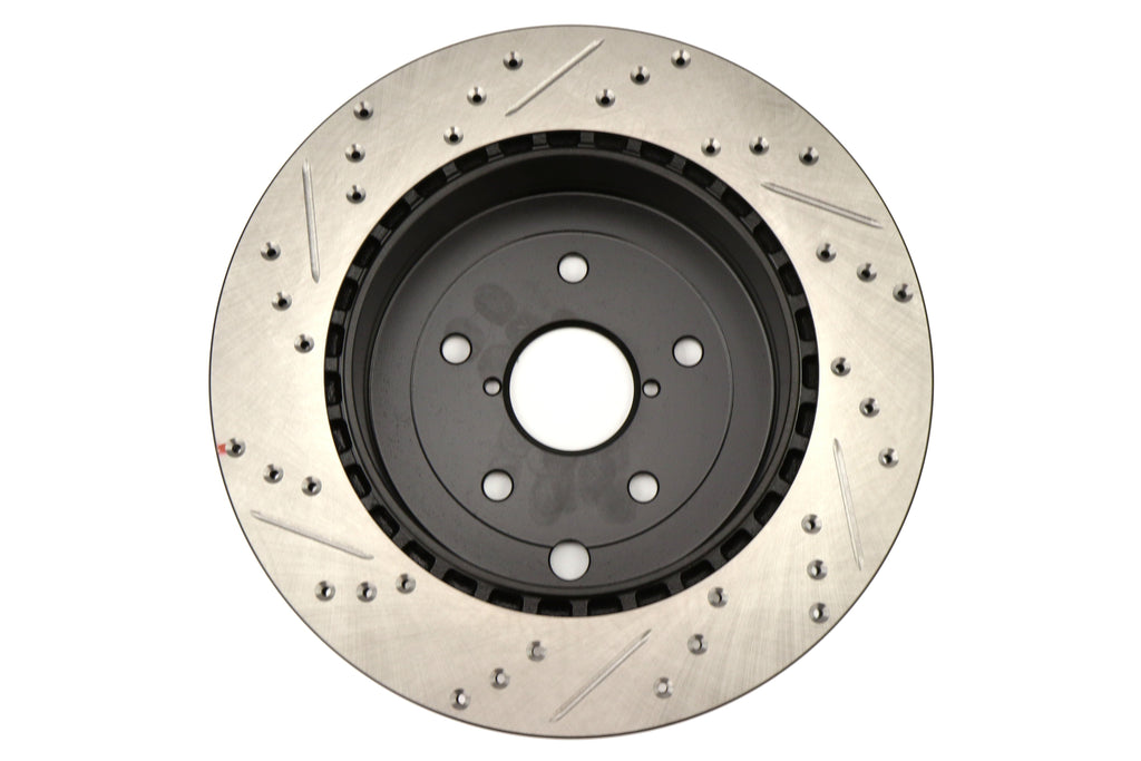 Stoptech Drilled and Slotted Rotor Single Front Right - 2015-2026 Subaru WRX