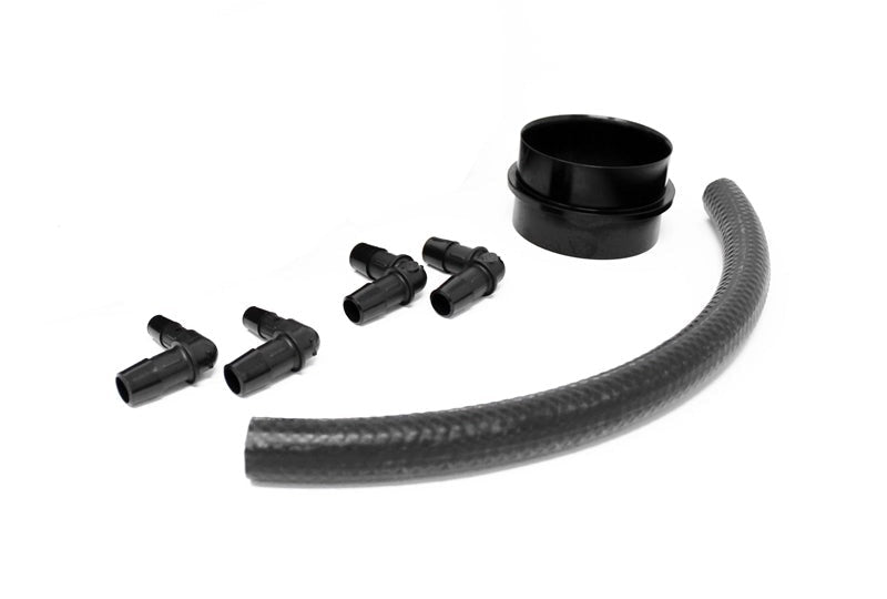 Torque Solution Turbo Inlet Hose Red - 2002-2007 Subaru WRX / 2004-2021 STI / 2005-2009 Legacy GT / Outback