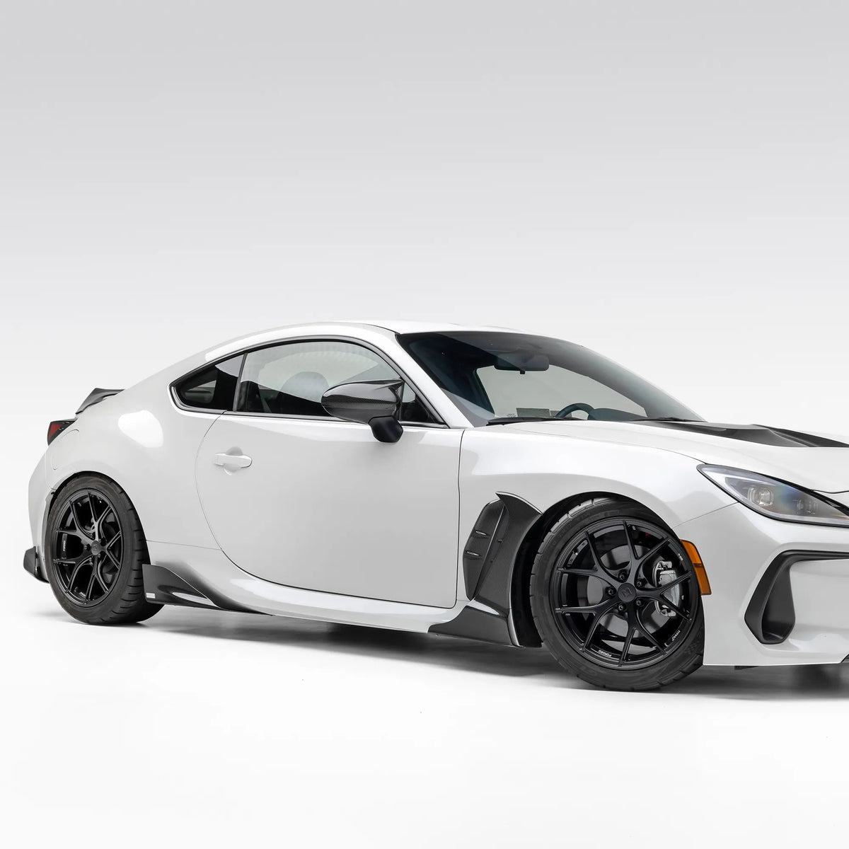Compressive Tuning Black Series Carbon Fiber Sideskirt Extension - 2022-2026 Subaru BRZ