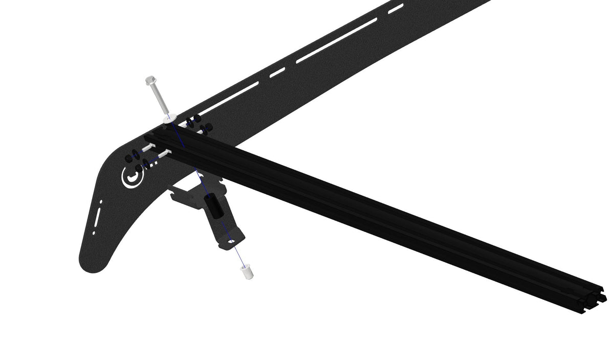 Polaris Ranger Crew 4 Seat Prinsu Roof Rack 2015-2021 Cutout for 30 Inch Light Bar Prinsu