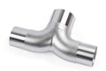 APR Cast T304 Stainless Steel T-Splitter - 76mm to Dual 63.5mm (3in to Dual 2.5in)