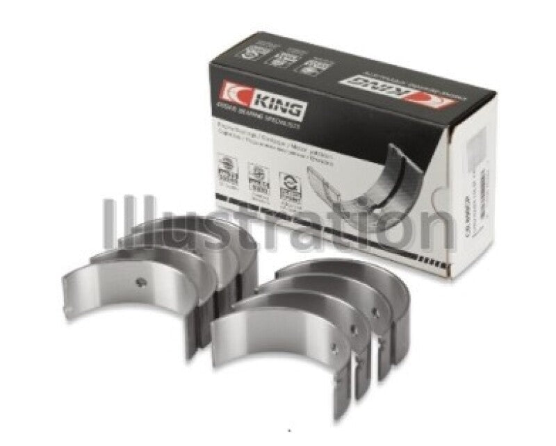 King Engine Bearings (Size 0.5mm) Silicone Bi-Metal Alum Rod Bearing Set - Subaru EJ Models (inc. 2002-2014 WRX / 2004-2021 STI)