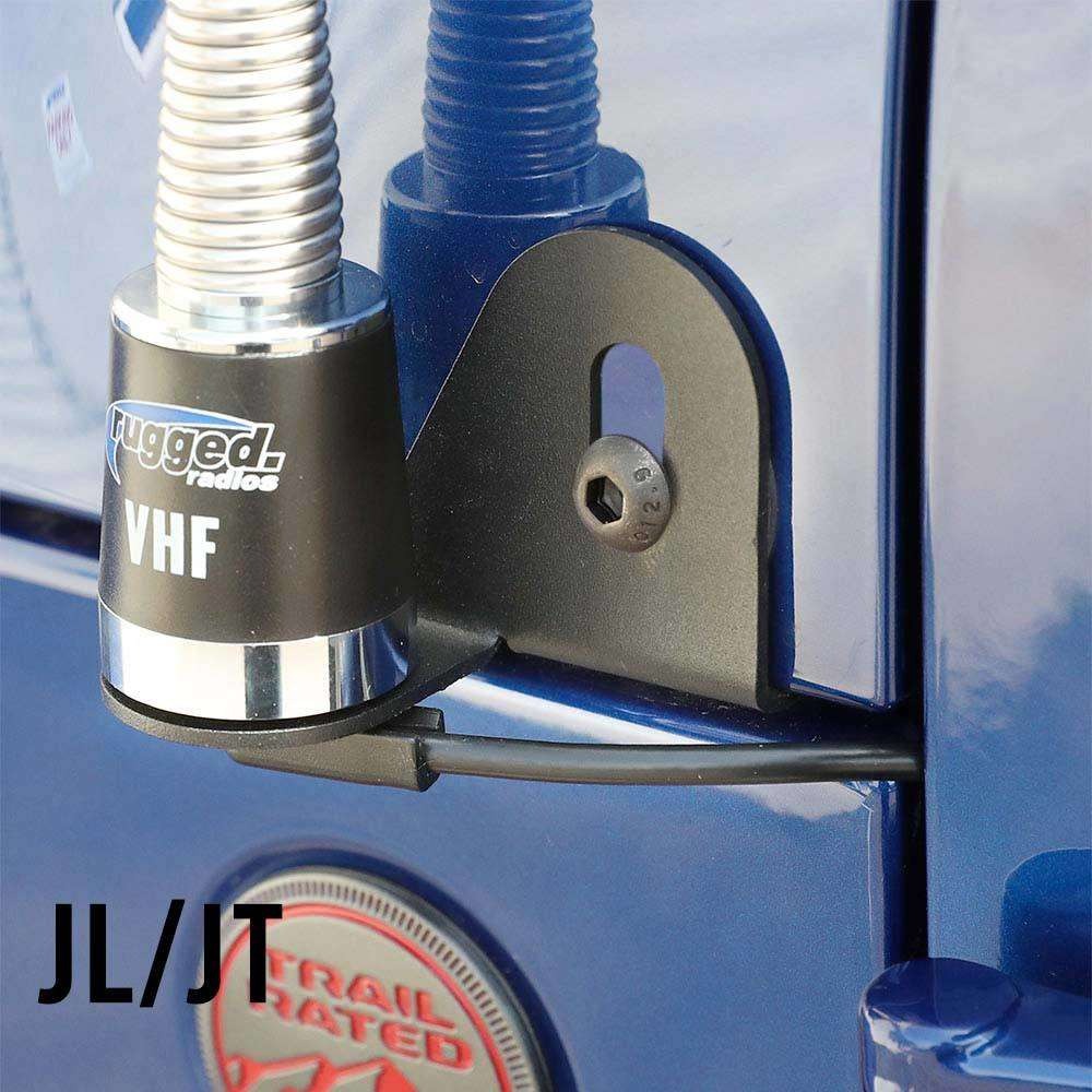Antenna Mount for Jeep Wrangler and Jeep Gladiator Truck (Passenger's Side) - MT-ANT-JEEP-PS